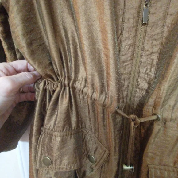 Ruby Rd Women's Metallic Bronze Jacket - Picture 5 of 13